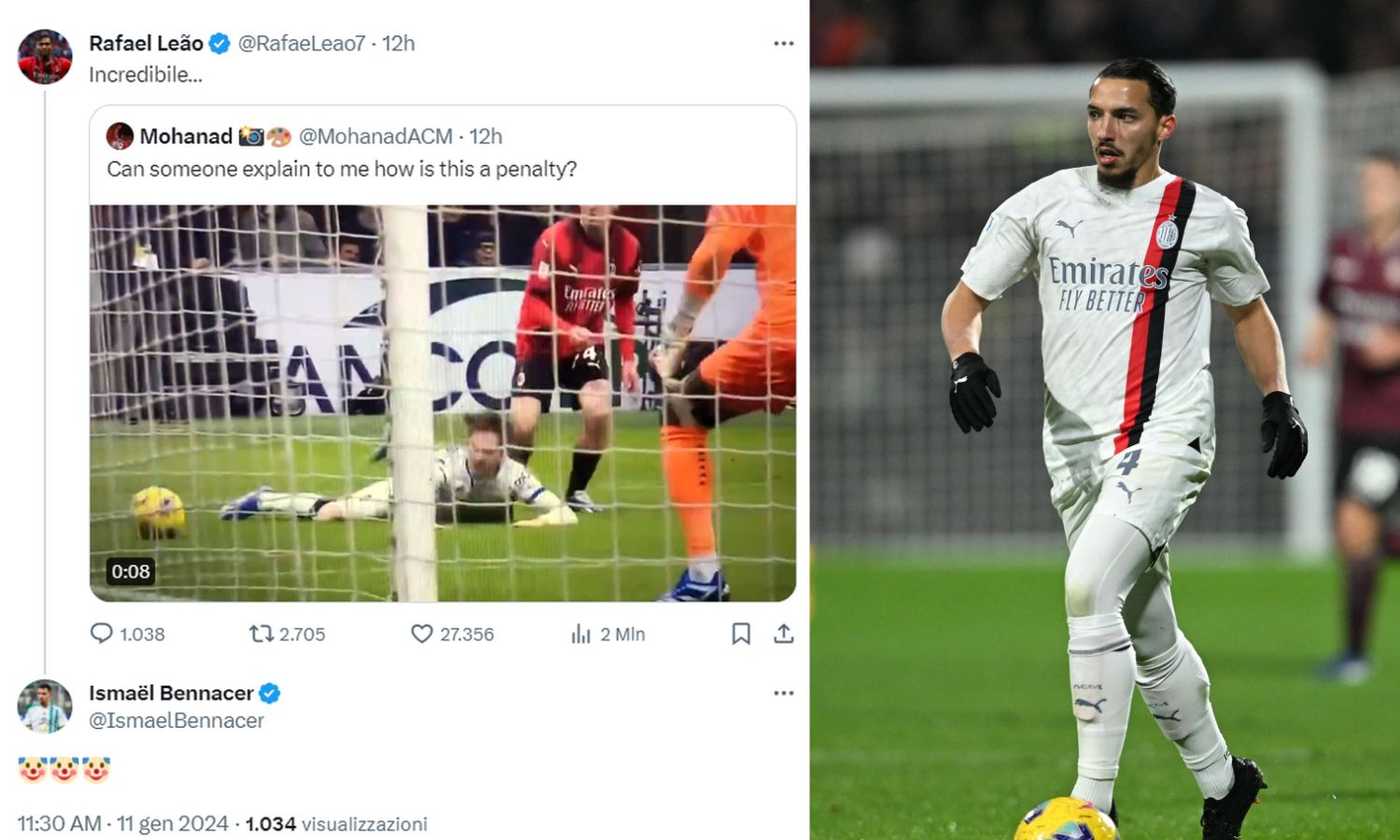 Rigore per l’Atalanta e mani di Holm, Bennacer sta con Leao: ‘Pagliacci’|Primapagina