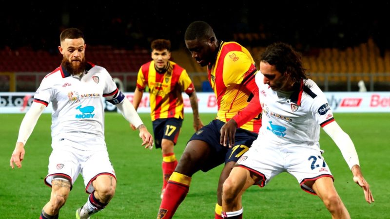 TS – Lecce-Cagliari finisce 1-1: Oristanio risponde a Gendrey