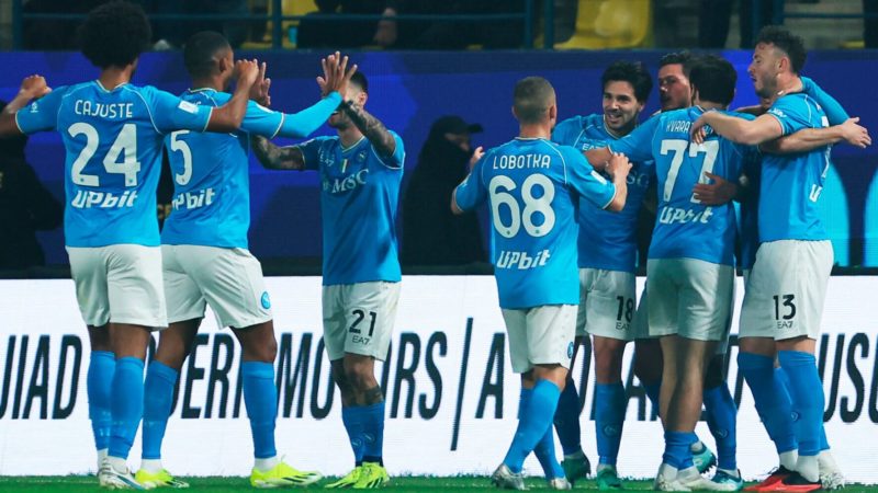 TS – il Napoli batte la Fiorentina ed è in finale di Supercoppa