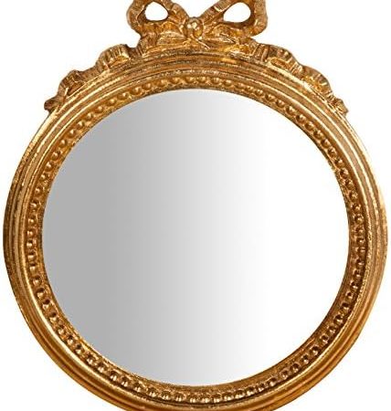 Biscottini specchio ingresso cornice barocco 29×25 cm Made in Italy | Specchi decorativi da parete | Specchio barocco | Specchio antico – idea regalo fiorentina