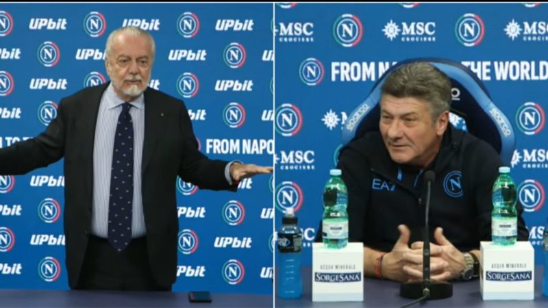 Corriere dello Sport – Napoli, De Laurentiis e Mazzarri in conferenza stampa: rivivi la diretta