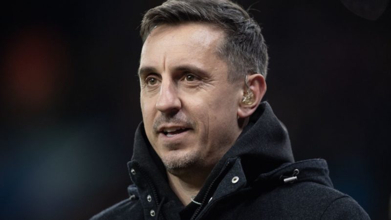 Gary Neville fa un incredibile paragone con Erling Haaland durante la sua recensione di Manchester United vs Luton Town