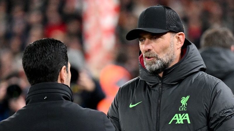 Il boss del Liverpool Jurgen Klopp si apre alla “polizia delle celebrazioni” e sostiene che l’allenatore dell’Arsenal Mikel Arteta stava “festeggiando troppo” per la vittoria sui Reds