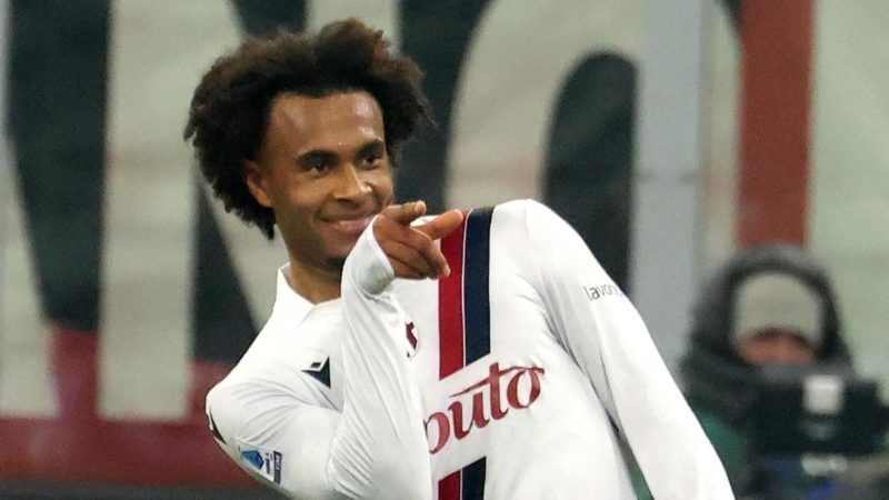 Joshua Zirkzee, promotore di Motta al Bologna