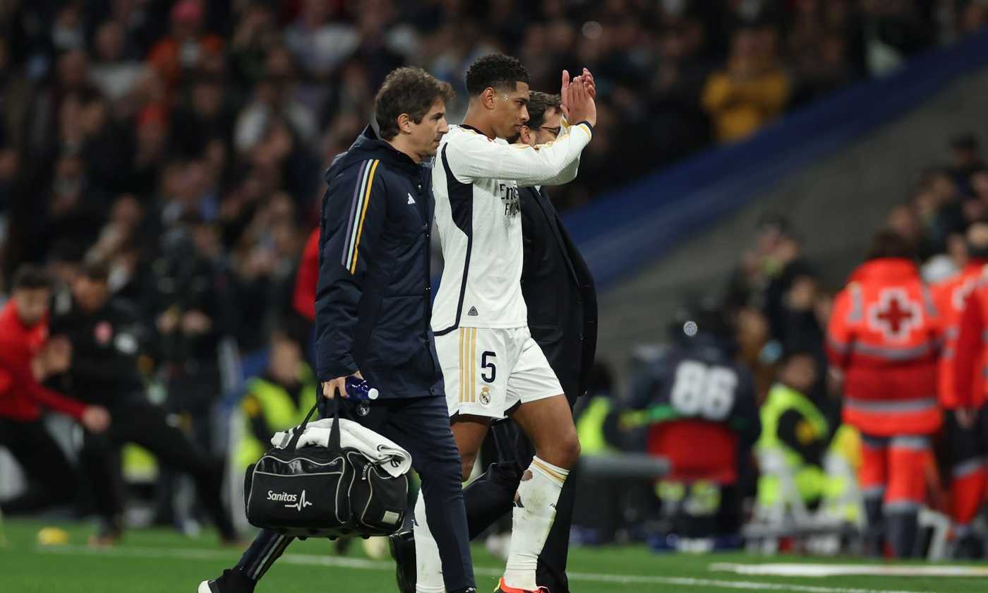 Real Madrid, niente lesione per Bellingham ma l’infortunio è di entità ‘grave’: niente Lipsia|Champions League