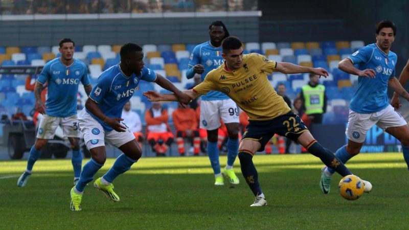 Serie A |  Il Napoli salva un pareggio insufficiente prima di ricevere il Barça