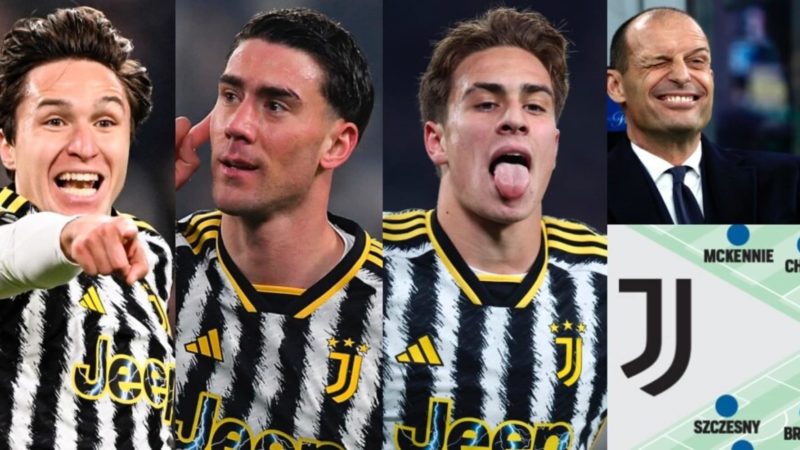 TS – la nuova Juve di Allegri con il 4-3-3 o il 3-4-2-1