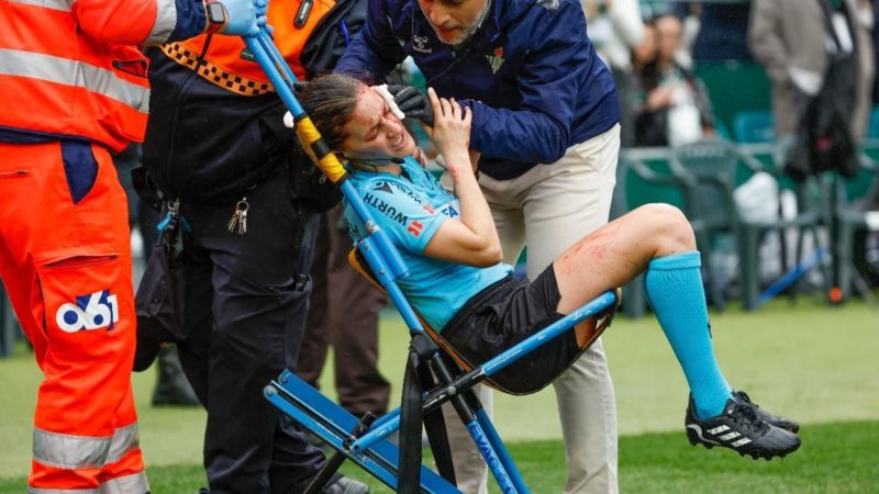 Venire alla luce!  Lo scontro tremendo tra Guadalupe Porras e la telecamera del Betis