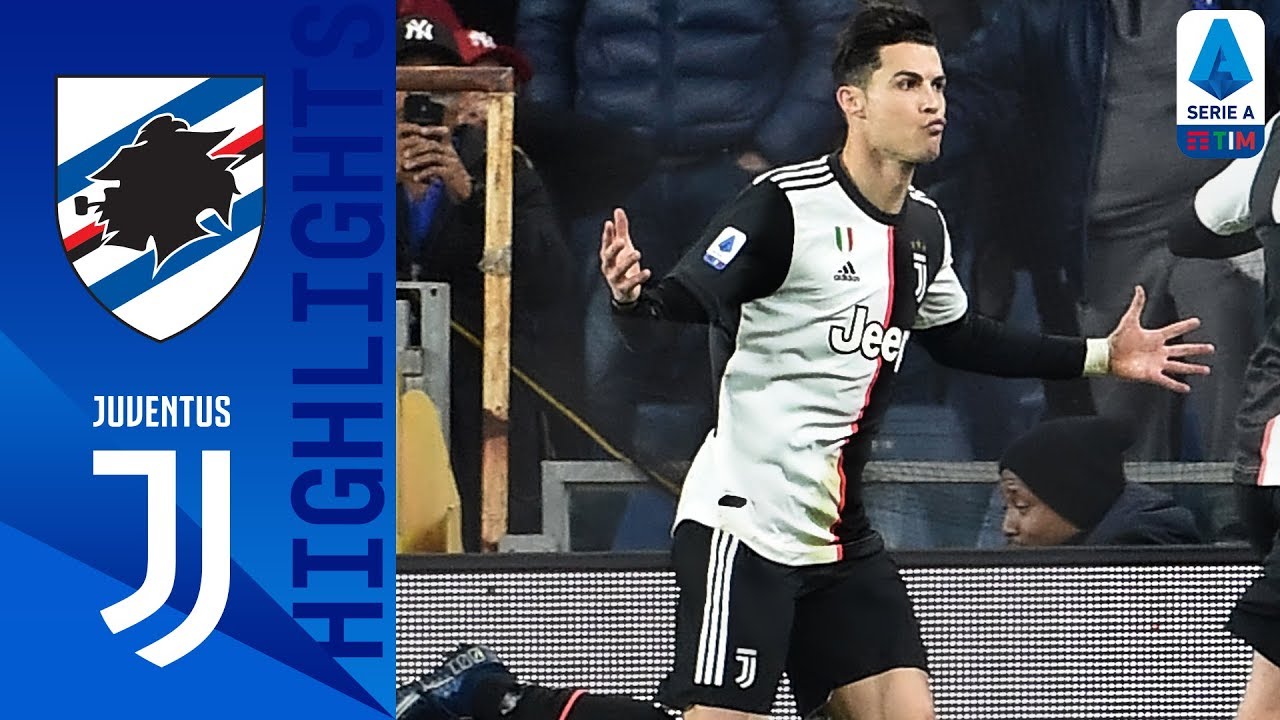 Sampdoria-Juventus 1-2 | Ronaldo vince il colpo di testa per gli ospiti | Serie A-TIM