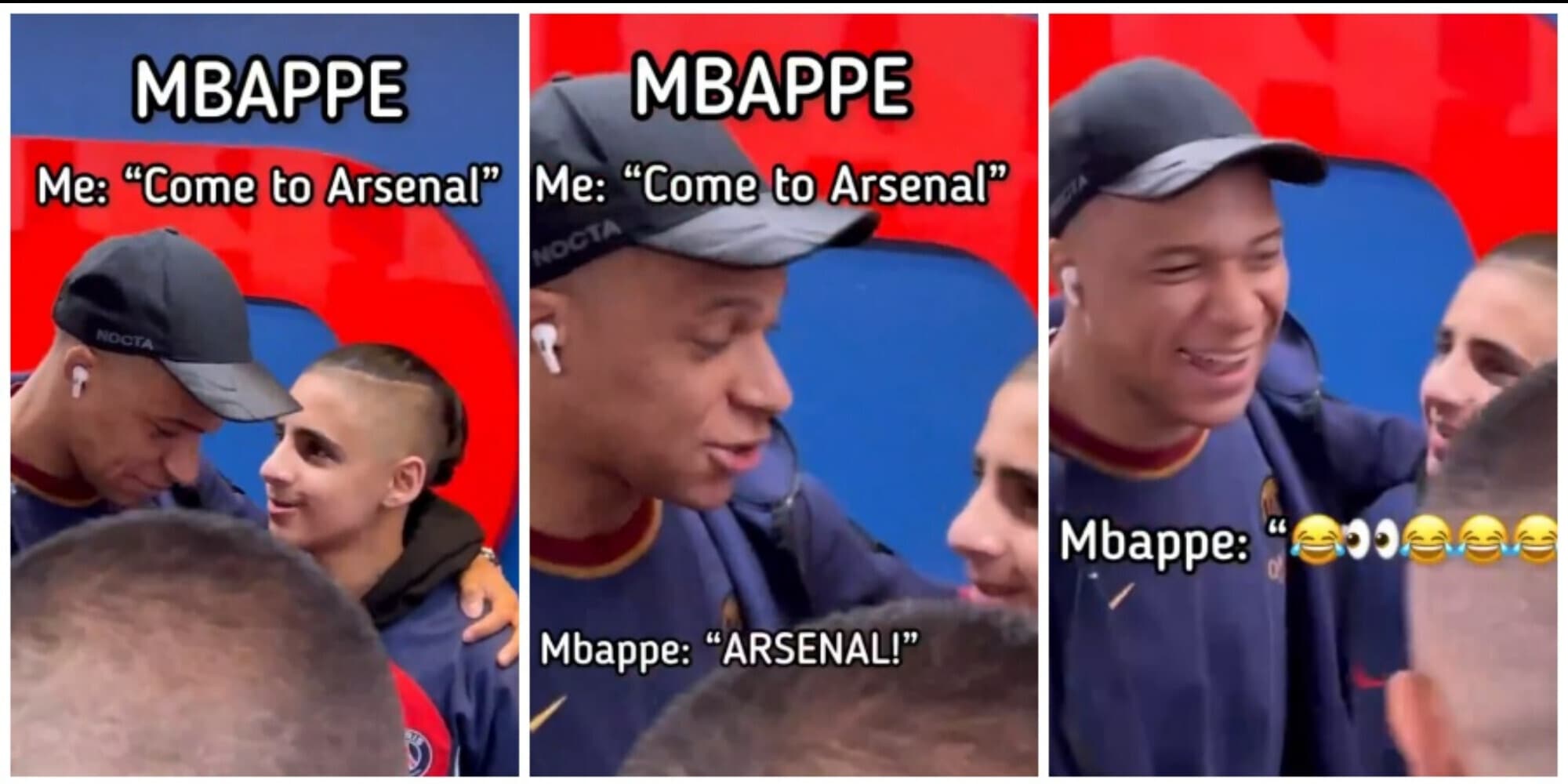 CdS – “Vieni all’Arsenal?”. La risposta di Mbappé al tifoso è virale
