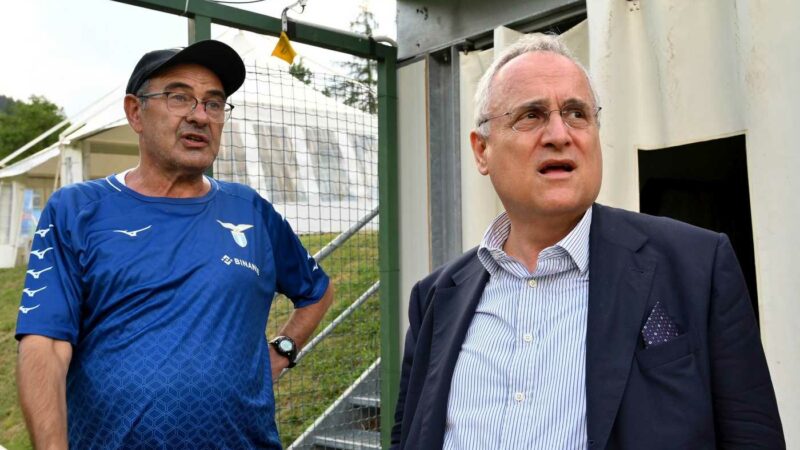 Lazio, Lotito pressa Sarri per far giocare Castellanos. Il tecnico non sente ragioni|Serie A