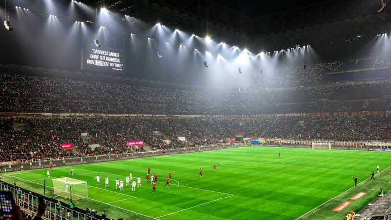 Lo ‘stadio americano’ che il Milan vuole separare dall’Inter