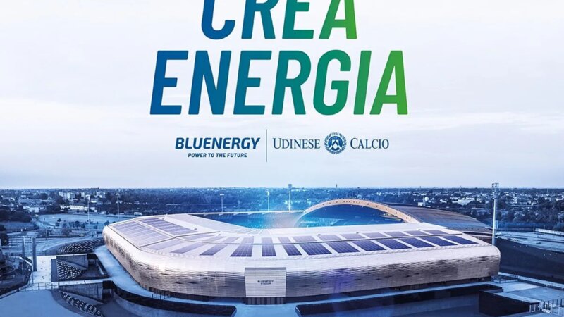 Serie A: l’Udinese trasforma il suo stadio in un parco solare