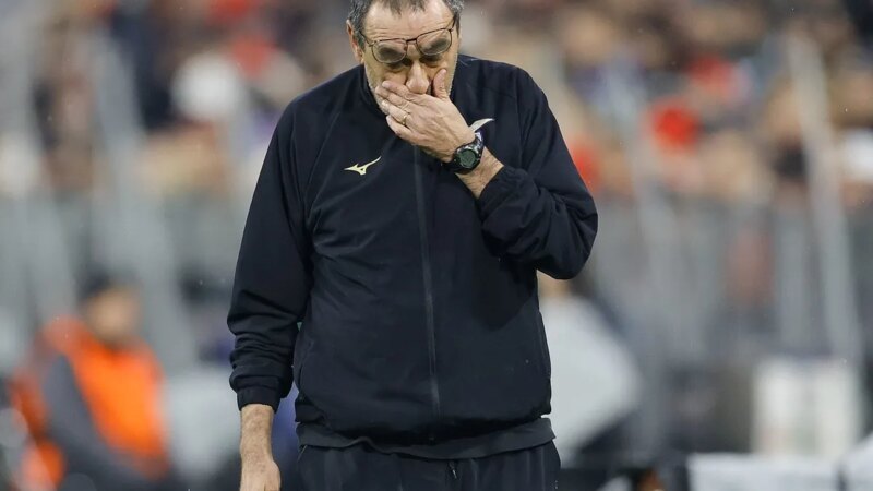 Serie A: la Lazio ufficializza le dimissioni di Sarri e annuncia Giovanni Martusciello nuovo allenatore
