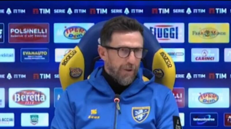 TS – “Soulé è tornato col sorriso e sono certo mi dirà una cosa”