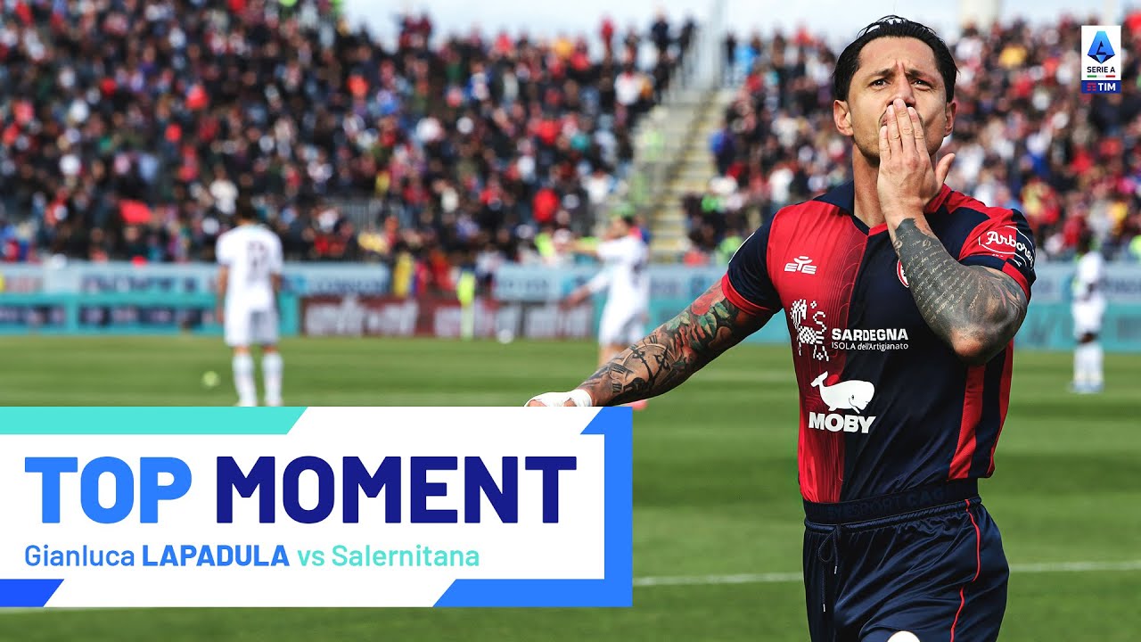 Lapadula manda la palla in porta | Momento principale | Cagliari-Salernitana | Serie A 2023/24
