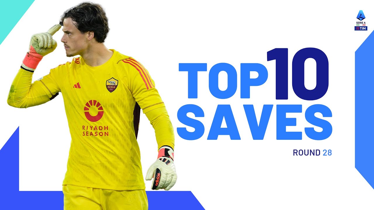 La Roma ha trovato un nuovo gioiello a Svilar |  I migliori salvataggi |  Giro 28 |  Serie A 2023/24