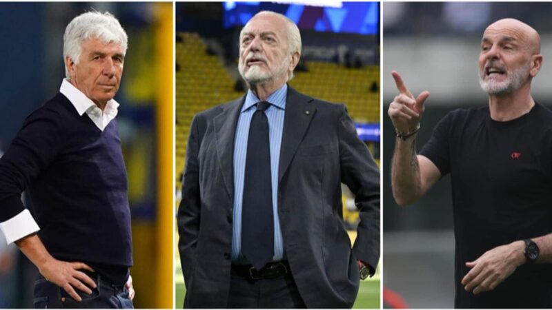 Corriere dello Sport – Napoli, da Gasperini a Pioli: De Laurentiis sceglie l’allenatore