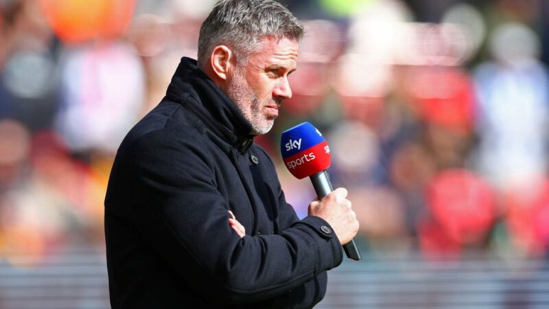 Jamie Carragher non pensa che l’attaccante da 85 milioni di sterline “avrà mai un vantaggio clinico” – nonostante abbia segnato 18 gol in questa stagione