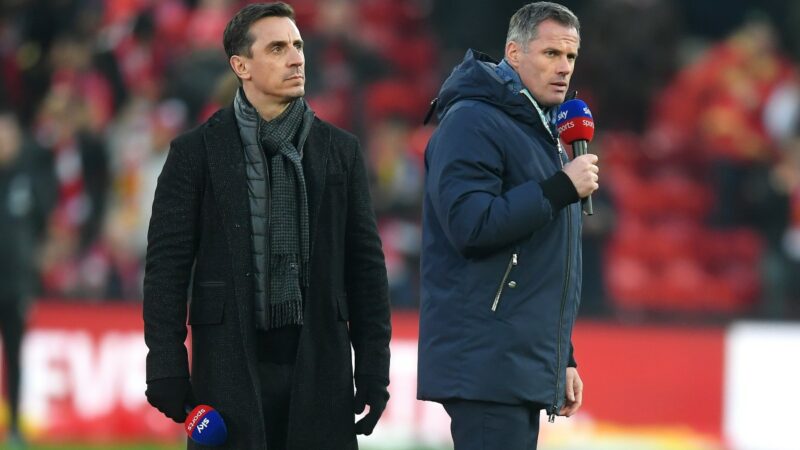 Jamie Carragher prende in giro il Manchester United mentre il commento di Gary Neville sui “lavori in bottiglia da miliardi di sterline” torna a morderlo