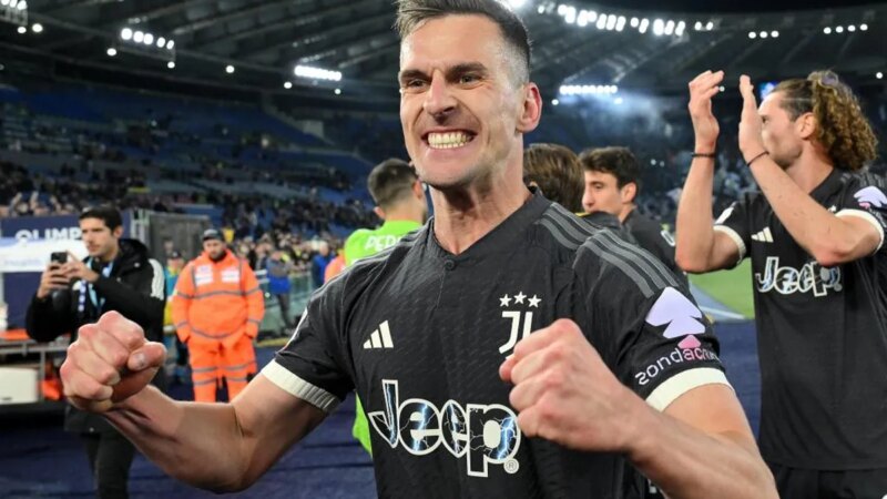Serie A: Milik arriva in soccorso di una Juventus che resiste all’Olmpico e si gioca la finale di ‘Coppa’