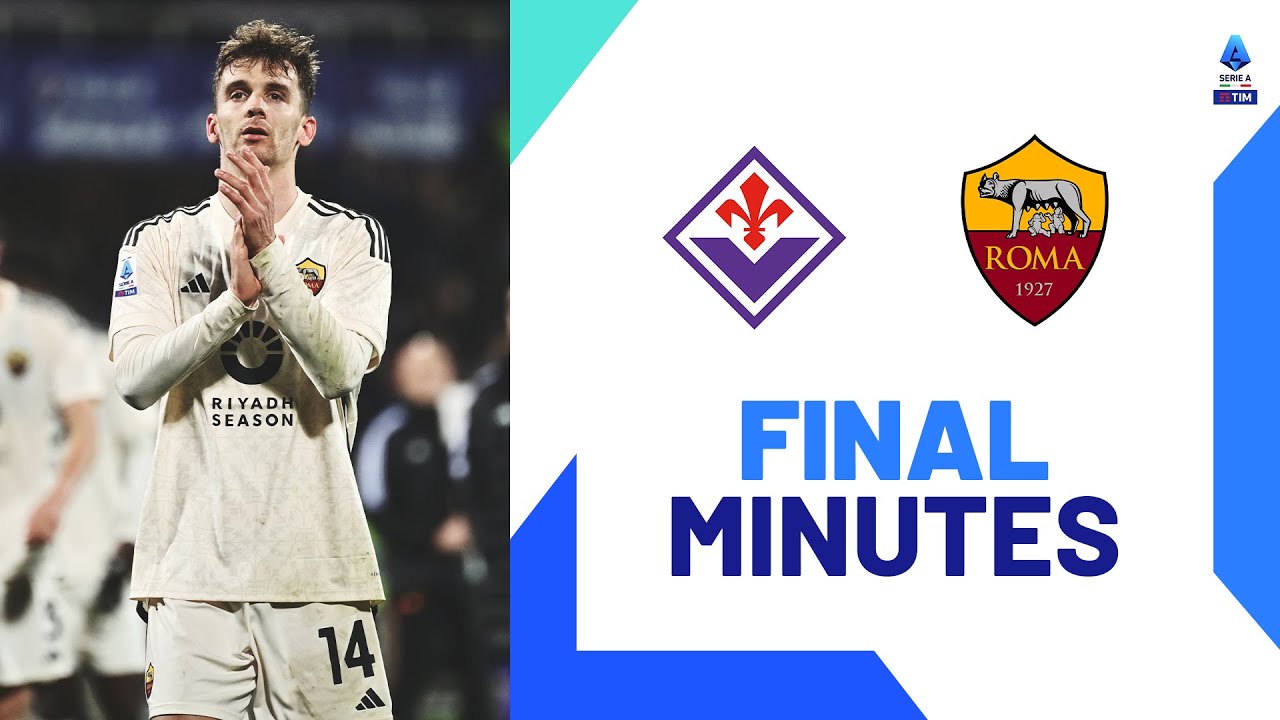 Un gol all’ultimo minuto assicura il pareggio alla Roma | Minuti finali | Fiorentina-Roma | Serie A 2023/24