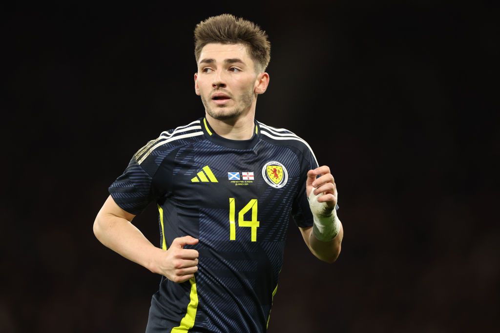 Il centrocampista scozzese Billy Gilmour punta a realizzare altri “sogni” a Euro 2024