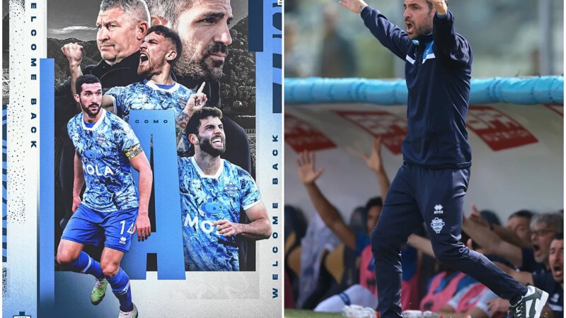Serie A: Cesc Fbregas compie il miracolo e il Como viene promosso in Serie A 21 anni dopo