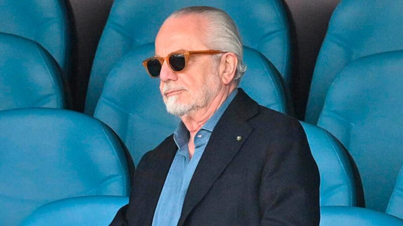 TS – De Laurentiis su Giuntoli e la Juve “nemica speculare”. Poi la frase su Conte
