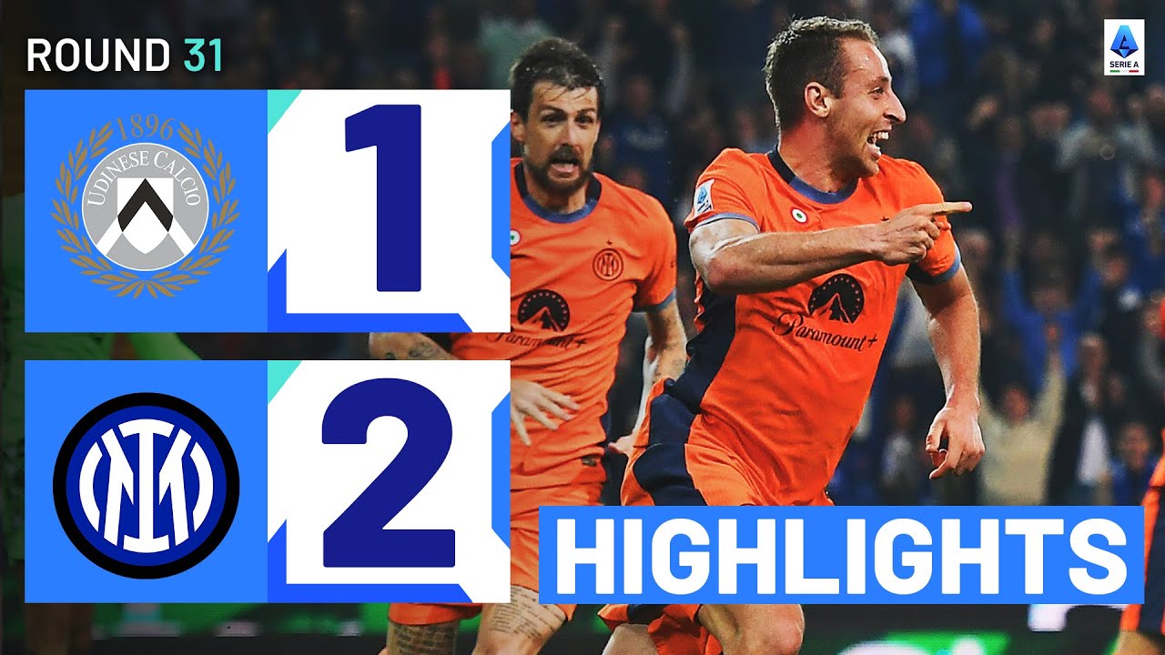 UDINESE-INTER 1-2 | IN EVIDENZA | L’Inter rimonta! | Serie A 2023/24