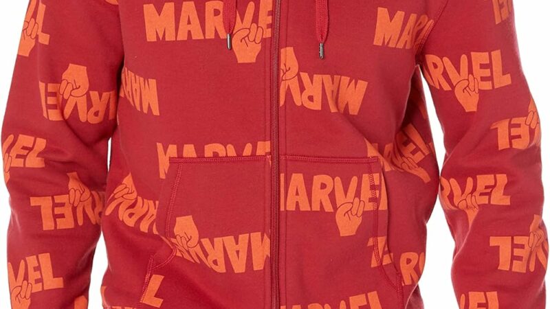 Amazon Essentials Disney | Marvel | Star Wars Felpe con Cappuccio in Pile con Cerniera Intera (Disponibile nelle Taglie Big & Tall) Uomo – idea regalo inter