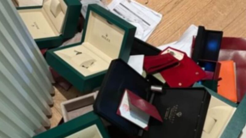 TS – rubati Rolex e gioielli, lo sfogo social