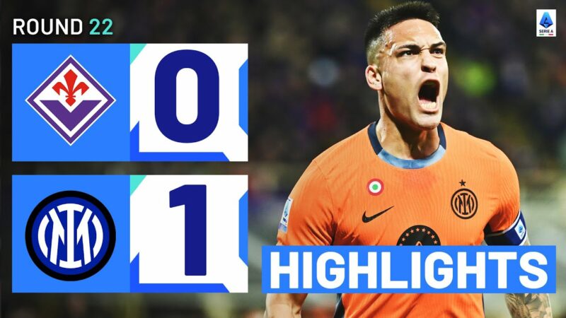 FIORENTINA-INTER 0-1 | HIGHLIGHTS | Colpo di testa di Lautaro regala la vittoria all’Inter a Firenze | Serie A 2023/24