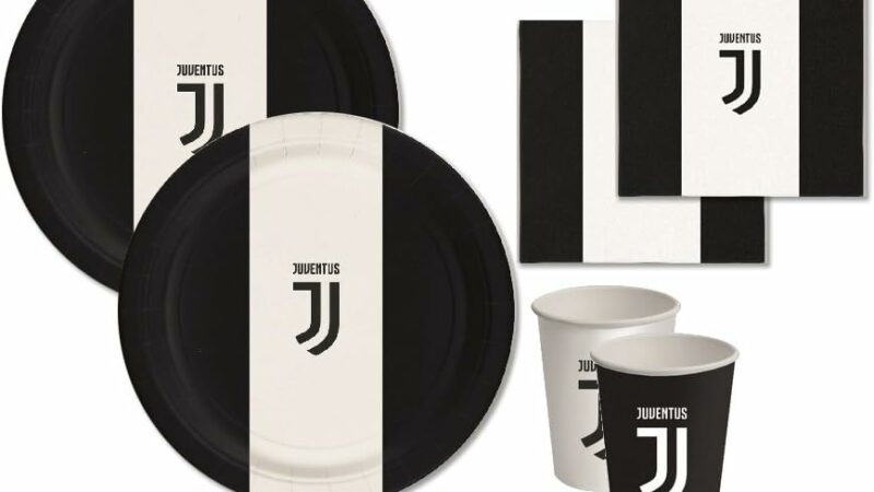 BIGIEMME Kit N 2 Coordinato Tavola F.C. Juventus Addobbi Festa Party Tifoso Juve Squadra – idea regalo juve