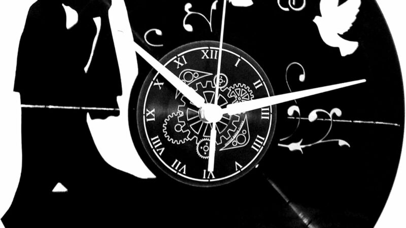 Instant Karma Clocks Orologio da Parete Disco in Vinile LP 33 Giri Idea Regalo SPOSI Nozze Matrimonio, Vintage, Handmade – idea regalo udinese