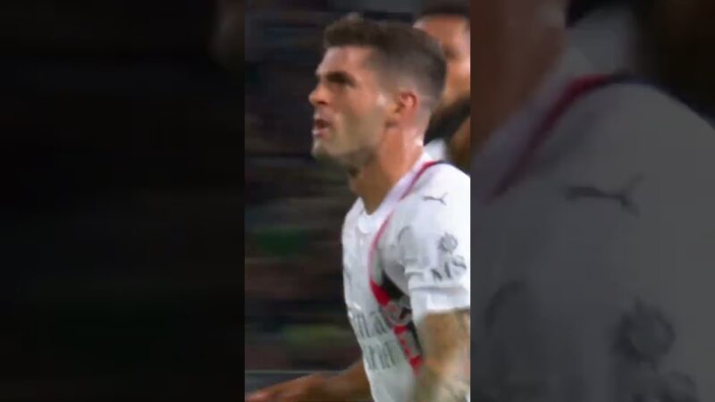 Christian Pulisic segna un gol spettacolare al suo esordio in Serie A #shorts