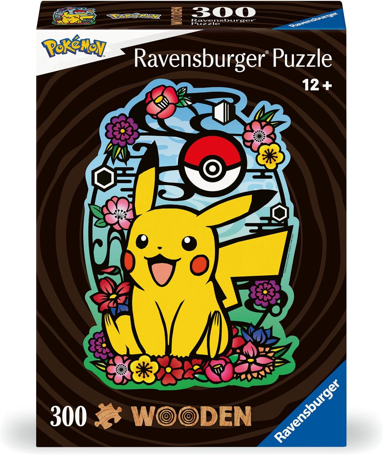 Ravensburger – Puzzle Wooden in Legno, 300 Pezzi, Tema Pikachu con 25 Piccole Sagome in Legno, Puzzle Pokémon, Idea Regalo 10+ Anni – idea regalo inter