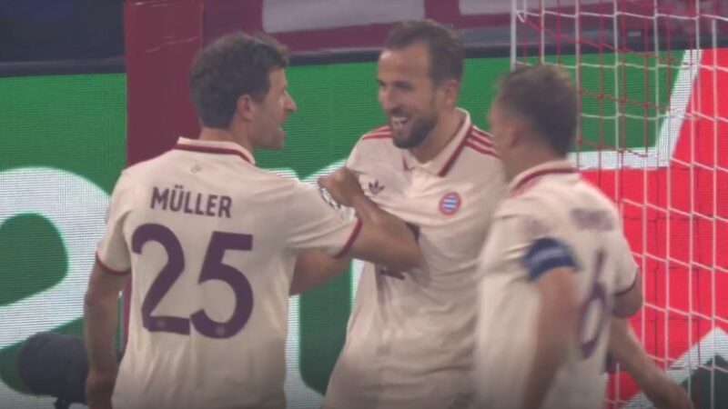 Harry Kane supera il record di Wayne Rooney in Champions League dopo aver segnato quattro gol nella vittoria del Bayern per 9-2 sulla Dinamo Zagabria
