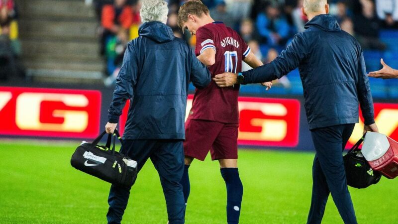 Il capitano dell’Arsenal Odegaard fuori per almeno tre settimane, secondo il medico norvegese