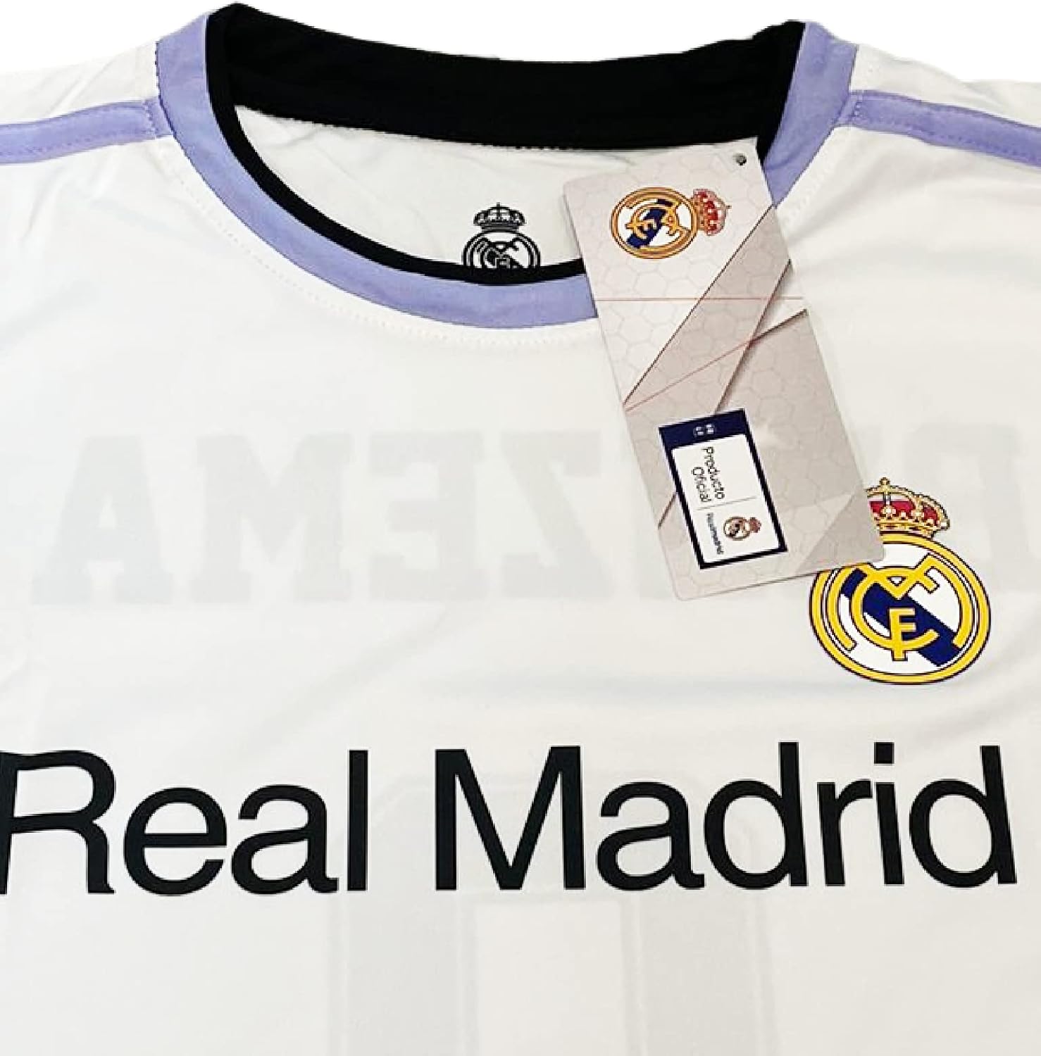 Roger’s Maglia Calcio Personalizzata Karim Benzema. Maglia Numero 9 2022 2023 Replica Ufficiale Autorizzata Adulto Bambino. – idea regalo as roma