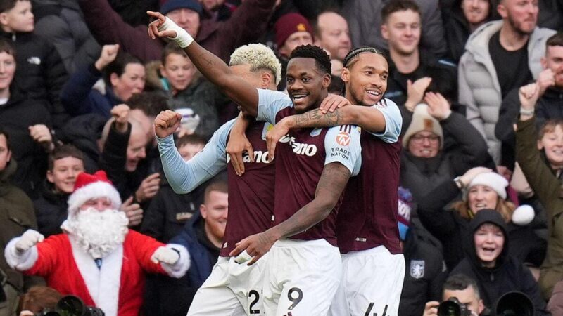 L’attaccante dell’Aston Villa Duran a referto mentre il Manchester City resta indietro