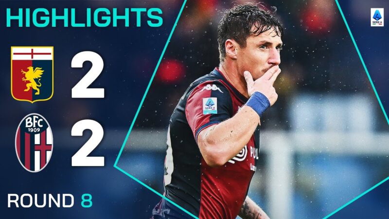 Genoa-Bologna 2-2 | Punti salienti | Pinamonti Double Salvas Point | Serie A 2024/25