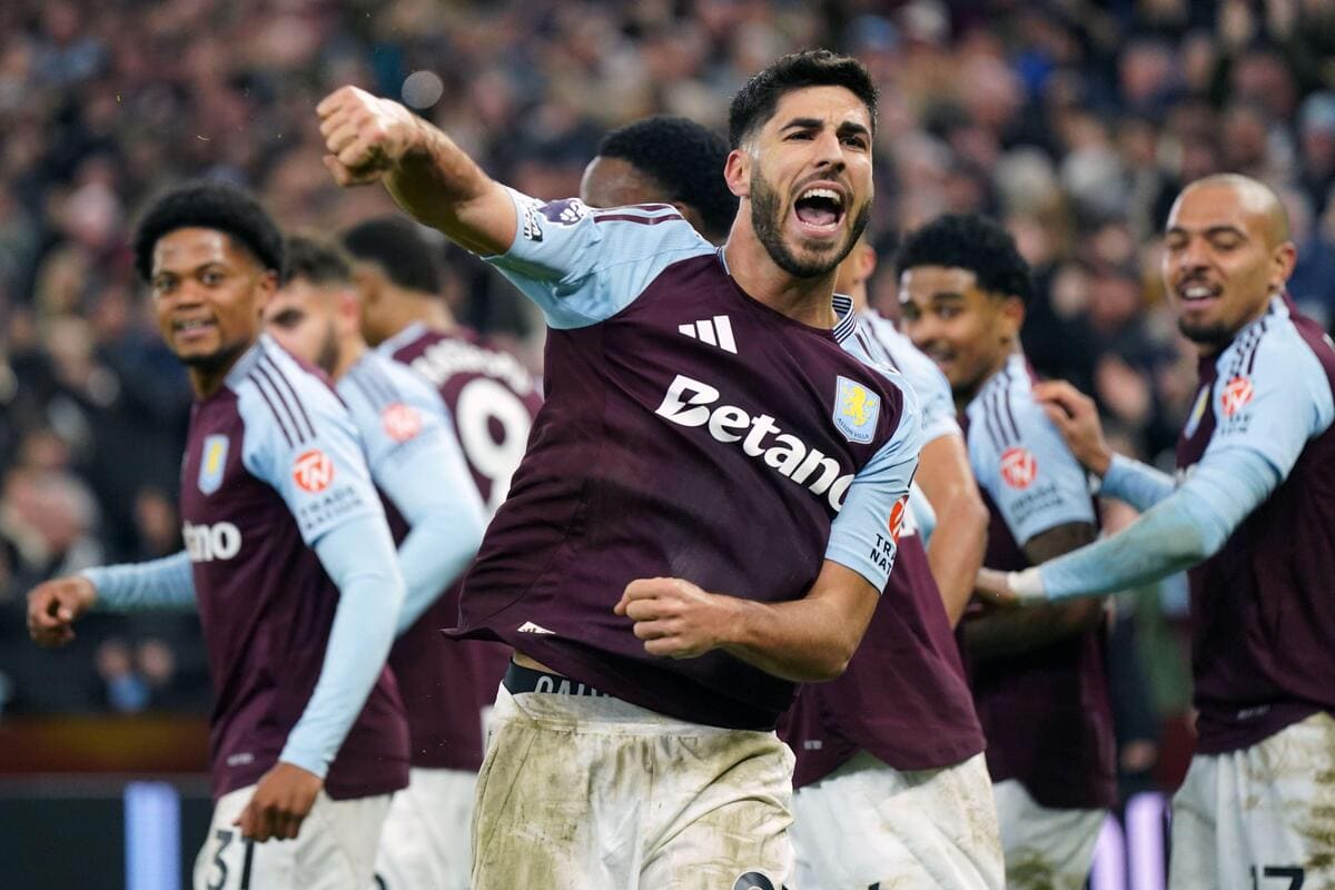 ASENSIO BASS BRACE mentre villa completa il ritorno del secondo tempo