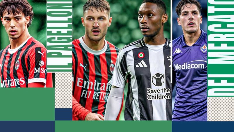 Il Pagellone di Calciomercato: Milan 8, Inter 6,5, disastro Monza, male il Napoli, per la Juventus 6-|Primapagina