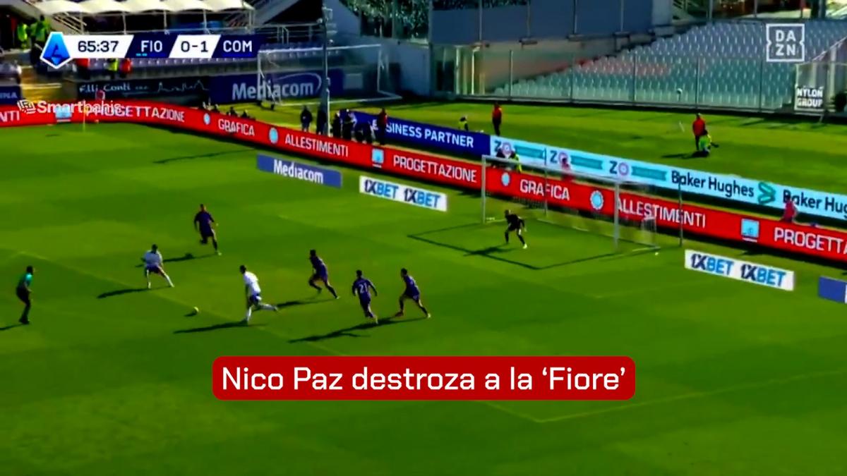 Nico Paz distrugge il “fiore”