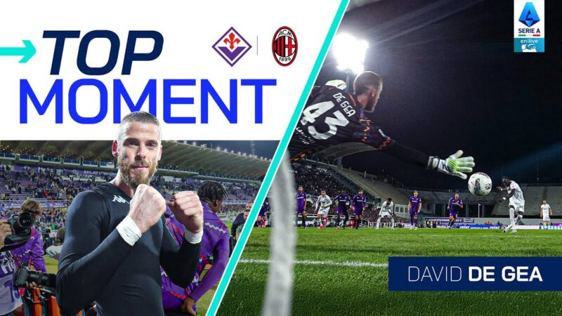 De Gea è un mostro! | Momento superiore | Fiorentina-milan | Serie A 2024/25