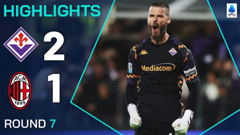 Fiorentina-milan 2-1 | Punti salienti | De Gea risparmia due sanzioni nella vittoria pazza viola | Serie A 2024/25