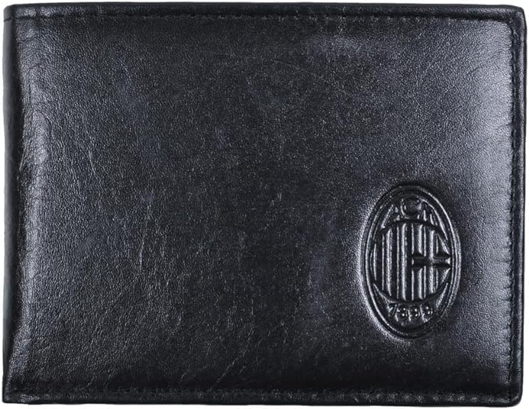 Ac Milan 143067, Accessori da Viaggio-Portafogli Unisex-Adulto, Nero, Unica – idea regalo milan
