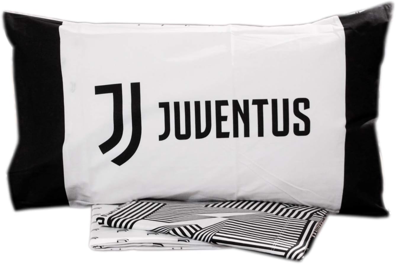 Juventus FC Completo Letto Singolo Juventus, Bianco, Nero – idea regalo juve