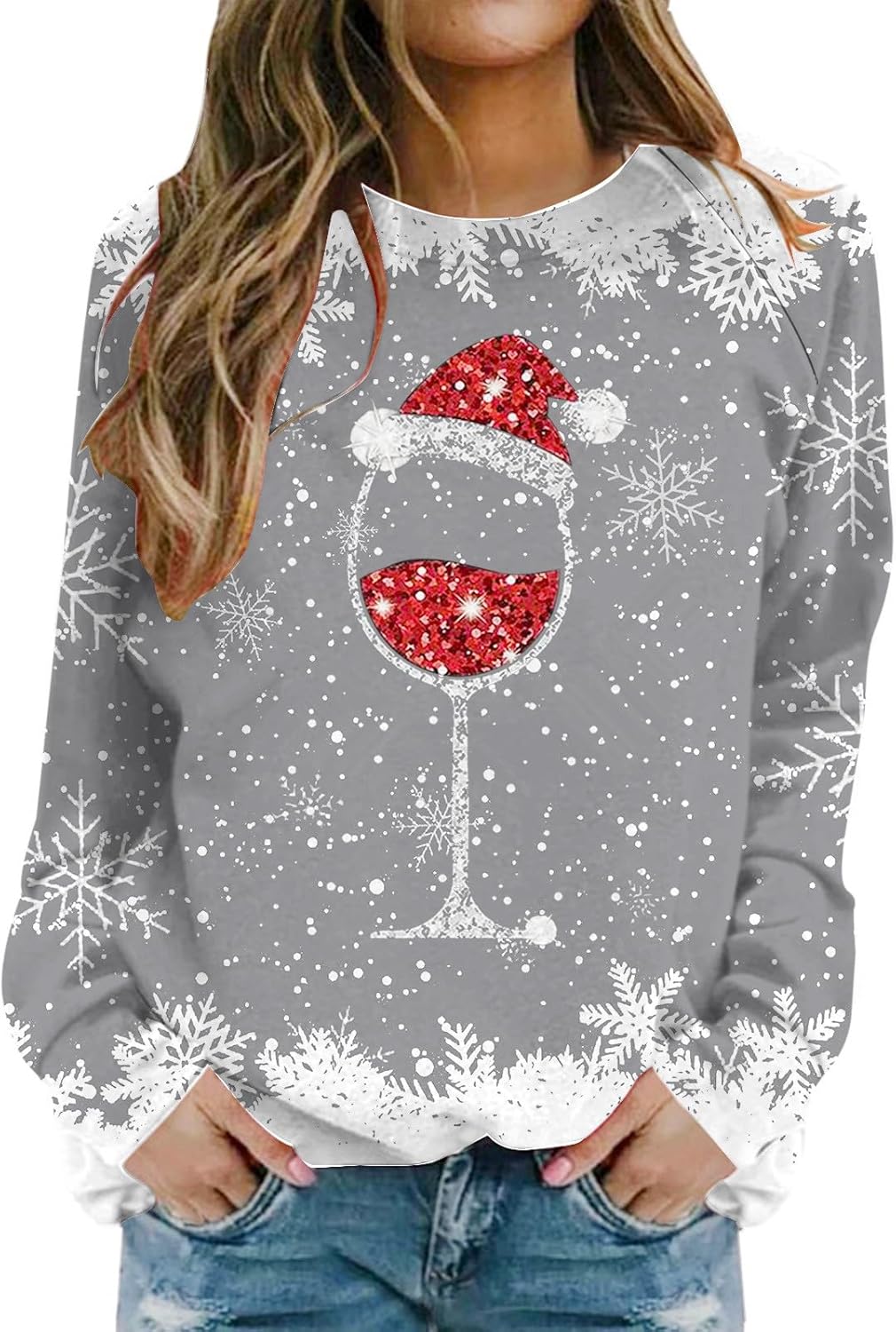 EJIMUQO Natale Offerte Vestito Natale Bambina 7-8 Anni Cose per Natale Ragazza Felpa Vestito Natalizio Donna Natale Felpe Donna Regali di Natale per Mamma E Papa – idea regalo as roma